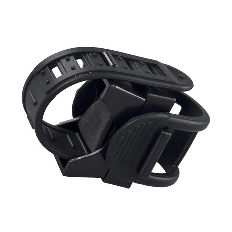 Picture of Wholesale Bicycle Versatile Light Holder Belt Buckle Flashlight Holder Adjustable Elastic Size Mountain Bike Light Clip