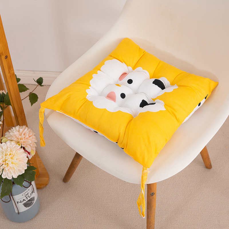 Picture of Four Seasons Cushions Manufacturer Supply Brushed Cloth Casual Cartoon Pastoral Tatami Office Student Beautiful Buttocks Chair Cushions