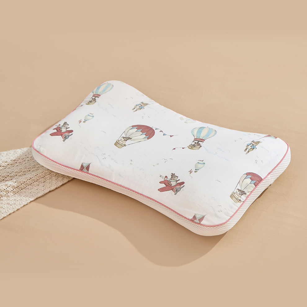 Picture of Children's pillow 1-3-6 years old and above the four seasons universal baby partition pillow kindergarten primary school students special breathable pillow