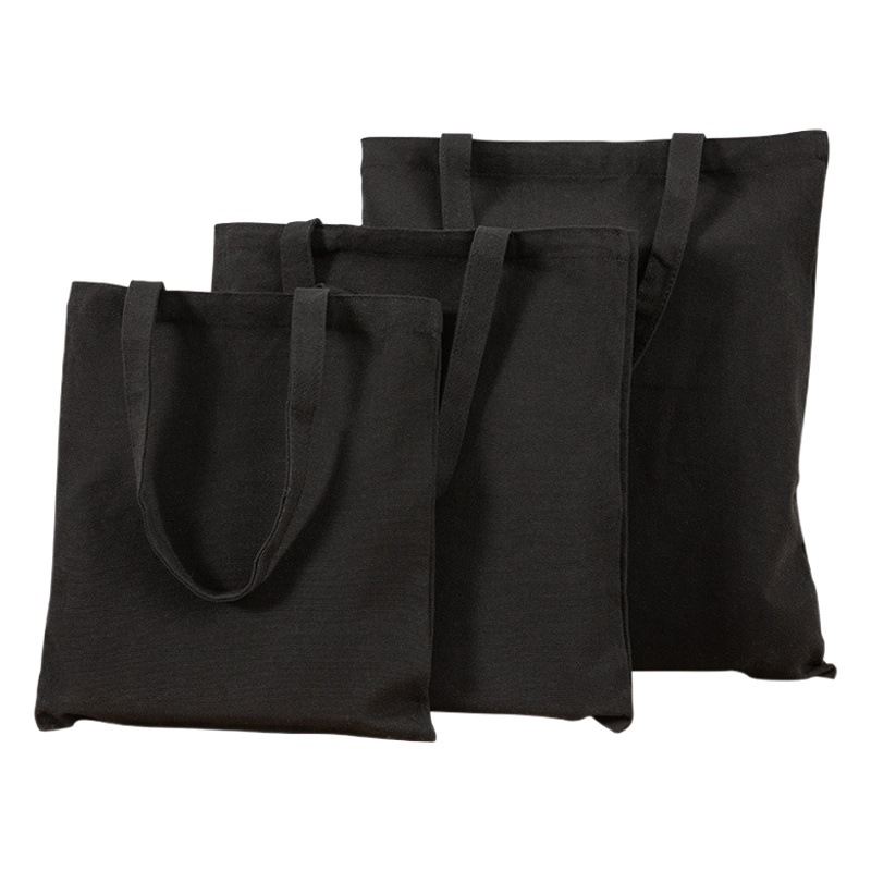 Factory Crossbody Student Advertising Artistic Shoulder Women's Simple Black Small Canvas Bag Spot Blank Hand Canvas Bag