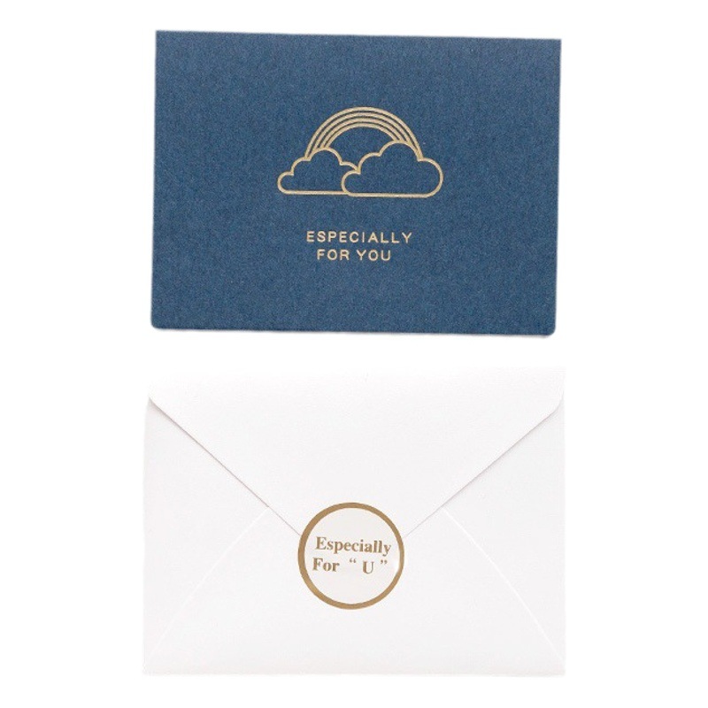 Picture of K-Style of Ins Simple Teacher's Day Greeting Card Holiday Folded DIY Birthday Blessing Card Thanksgiving Card Gift