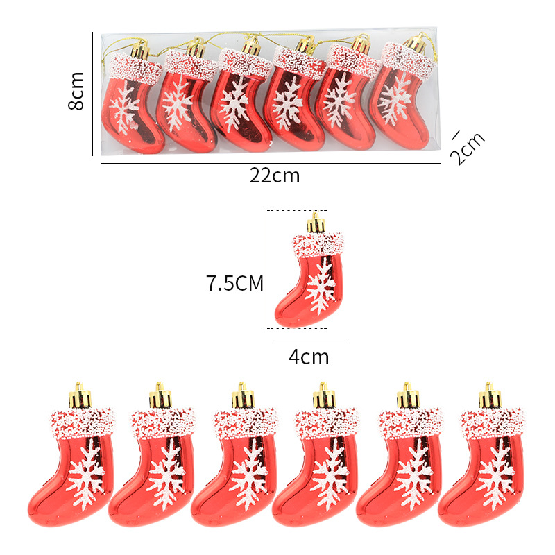 Picture of Wholesale Christmas new decorations Christmas tree decoration Christmas hand gift painted gloves Christmas socks