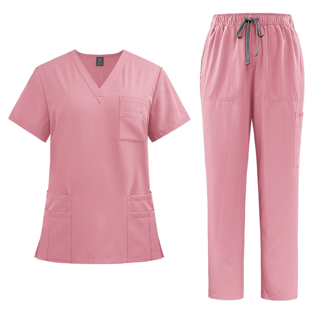 Picture of AliExpress Hot Selling Hand Washing Clothes Quick Drying Casual Comfortable Hospital Doctor Nurse Staff Work Clothes suit Men and Women