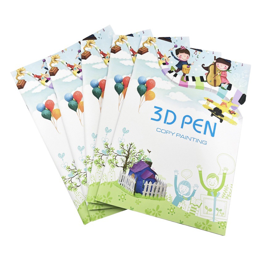 3D printing pen high and low temperature compatible picture album with copy board 40 picture album/22 picture album/40 picture leaflet