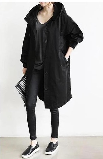 Picture of Autumn casual style windbreaker Women's Mid-length small 2020 new elegant tight waist 8 color 8 Size long sleeve coat