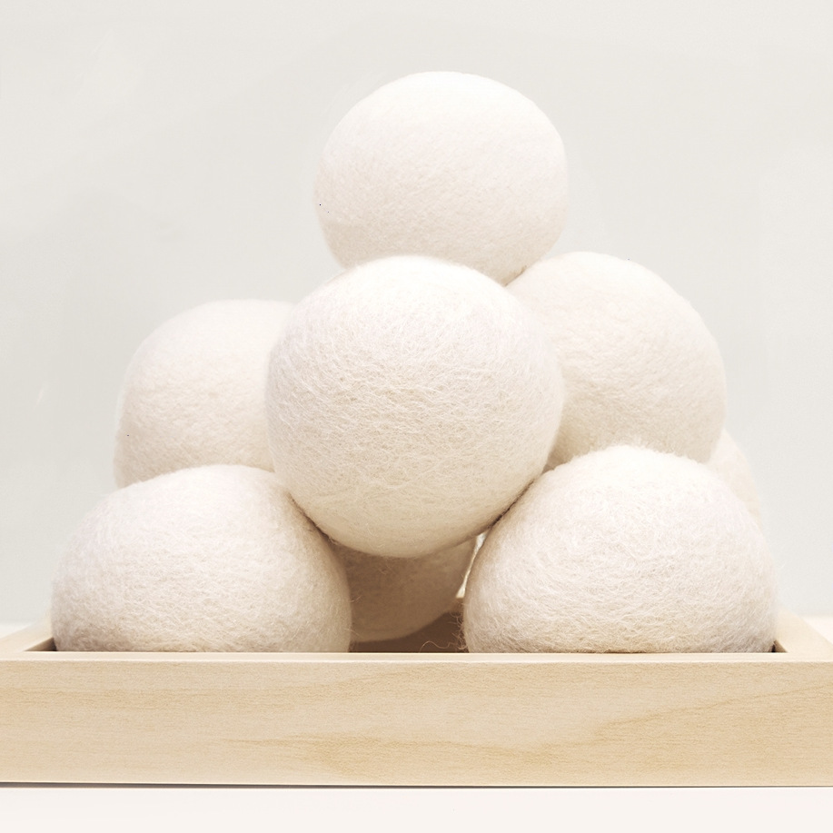 Dryer Balls Premium Fabric Wool Felt Reusable Dryer Wrinkle-Reducing Static-Absorbing Laundry Balls