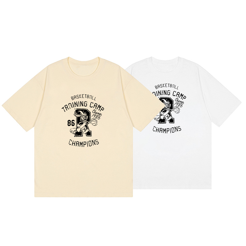 Pullover Summer New White Round Neck Short-sleeved T-shirt Women's Loose Korean Style Trendy Casual All-match T-shirt White T-shirt