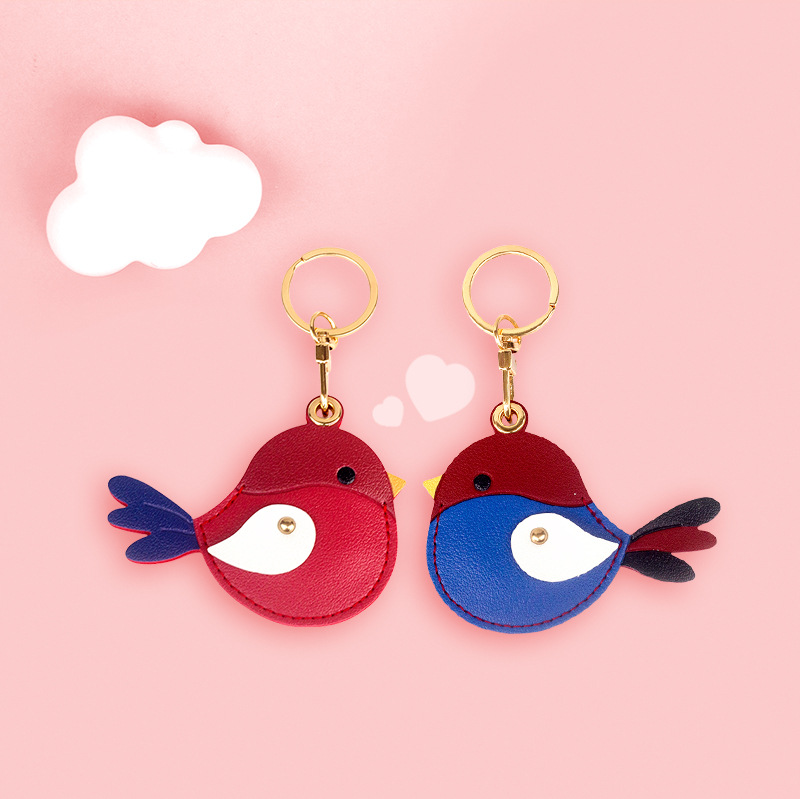 Picture of Chinese Valentine's Day Tuanque Cute Access Card Holder Keychain Creative Small Gift Pendant School Bag Pendant Valentine's Day Gift