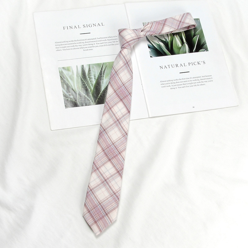 Picture of DK Hand Tie Lemon Sea Salt Original Japanese Uniform for Male and Female Students School Uniform College Style Plaid JK Factory Batch