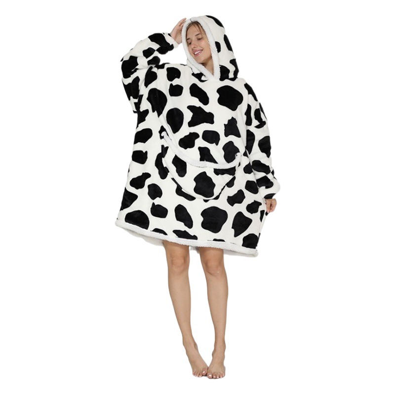 Amazon Lazy Warm Turtleneck TV Blanket Outdoor Cold-proof Clothing Outdoor kv Clothing Hoodie Fleece Warm-proof Clothing
