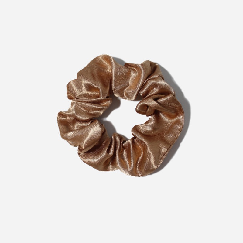 Picture of European and American Cross-Border Solid Color Large Intestine Hair Ring Foreign Trade Style Satin Head Flower Korean Style Headband Hair Accessories Head Rubber Band Wholesale