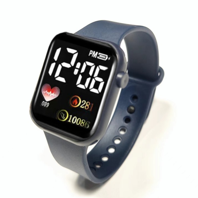 Picture of Cross-Border Led Square Student Digital Watch Couple Waterproof Digital Touch Screen Sports Bracelet Douyin Face Single Delivery