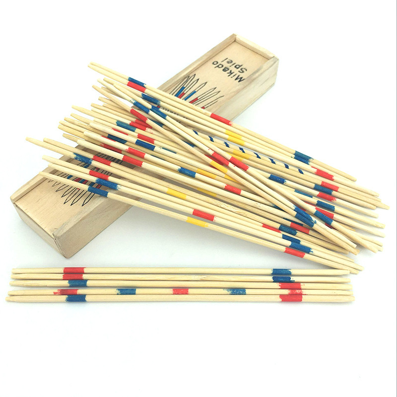 Picture of Parent-Child Interactive Game Stick Picking Stick Table Game Wooden Boxed Classic Game Stick Wooden Children's Desktop Toy