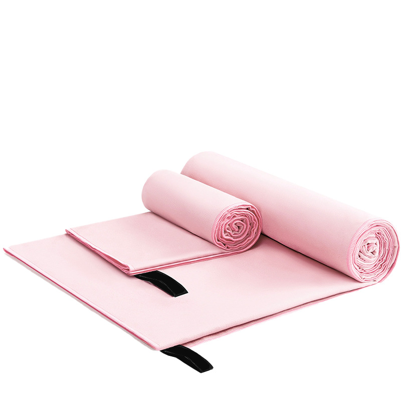Picture of Quick-Drying Beach Towel Multi-Color Portable Quick-Drying Fitness Sports Towel Outdoor Beach Towel Mesh Bag