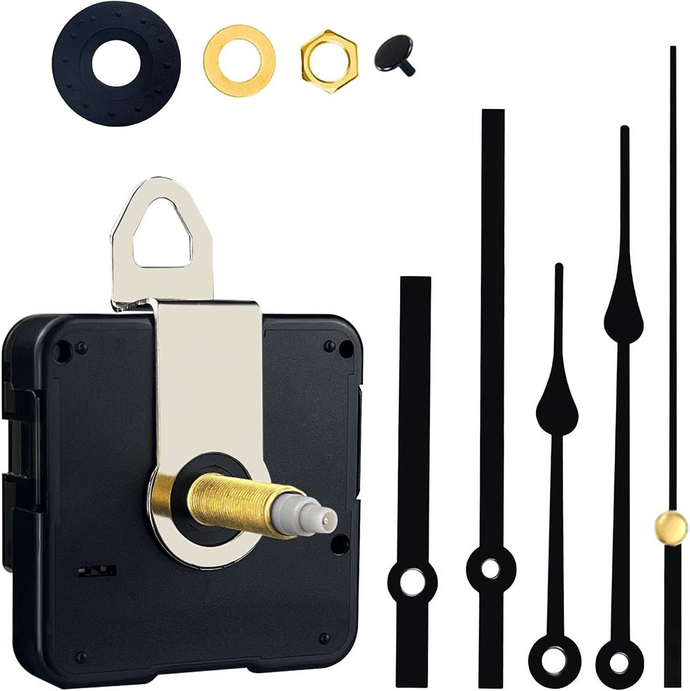 Picture of Cross-border hot selling DIY clock movement mute wall clock accessories clock Wall watch core mechanism 2 Movement +5 sets of clock needle