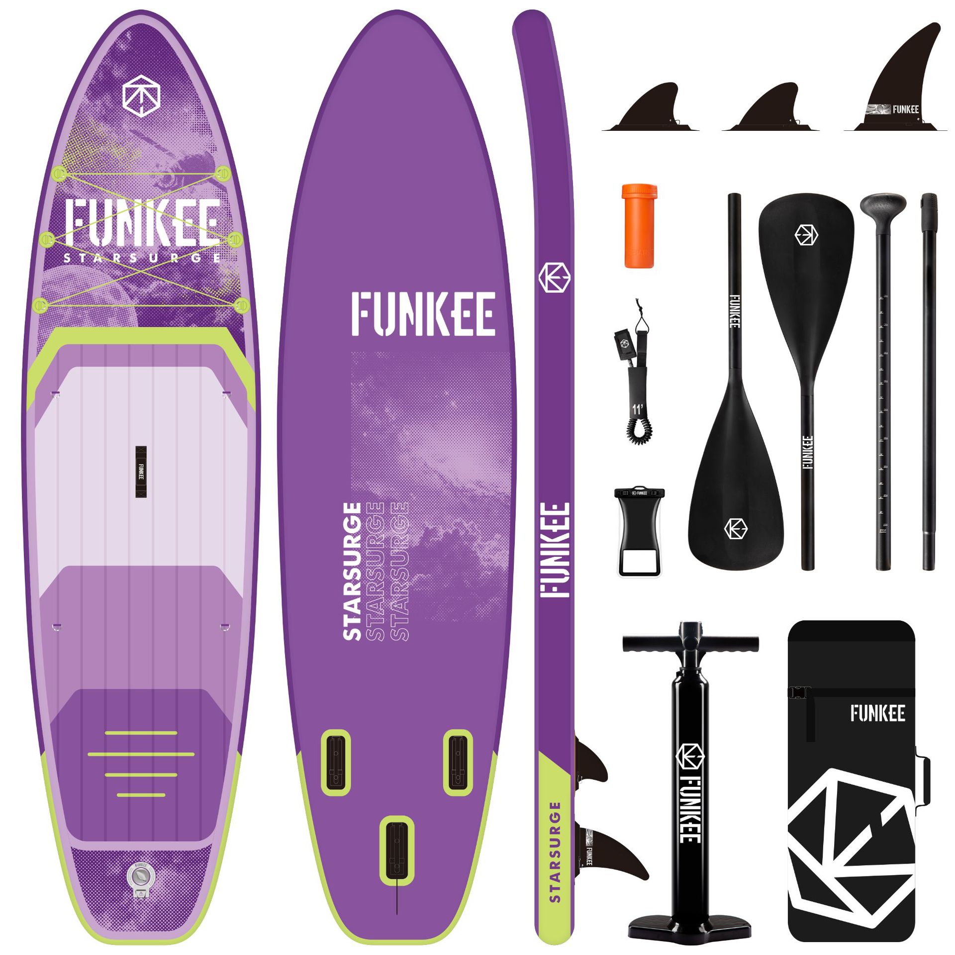 2025 New Summer Funkee Surfboard Sup Supboard Surfboard Paddle Board Inflatable Surfing