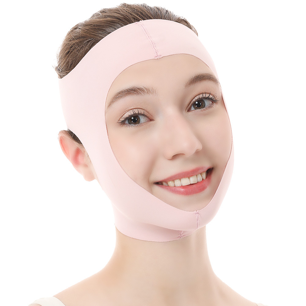 Picture of Thin face mask in stock thin face bandage V-face artifact lifting and tightening French pattern double chin drooping thin face carving