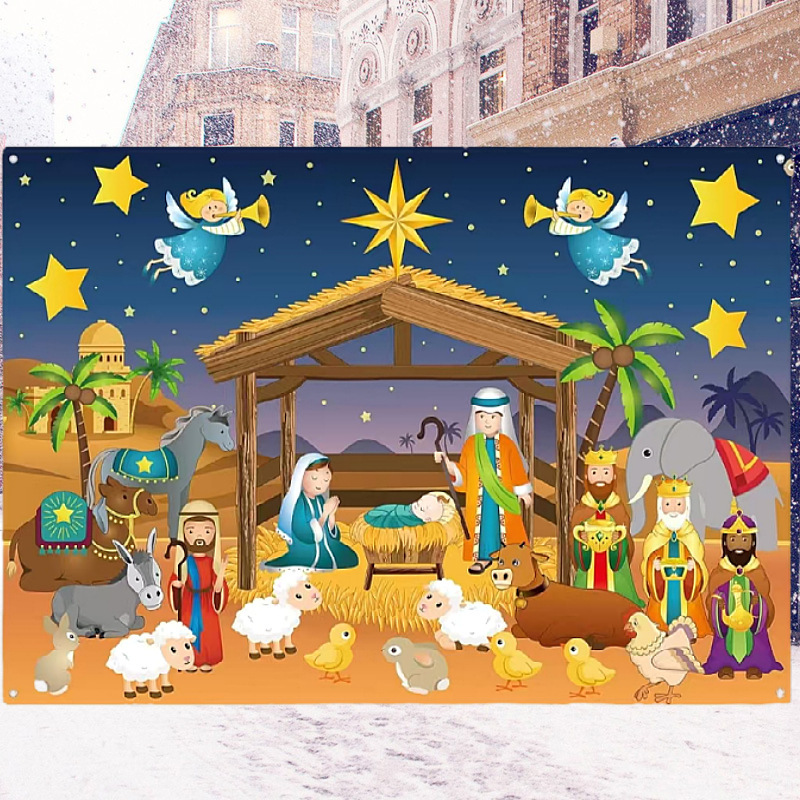 Picture of Amazon cross-border children's early education 3DIY three-dimensional felt game package storyboard learning board printing dinosaur animals