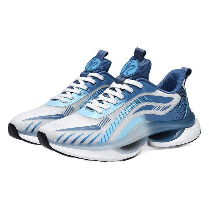 Men's Shoes Sports Popcorn Shock Absorbing Men's Running Shoes New Summer Breathable Internet Popular Popular All-match Casual Shoes