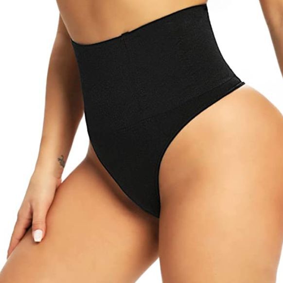 Picture of Foreign trade thong women's small belly strong hip summer thin and Fishbone waist shaping pants