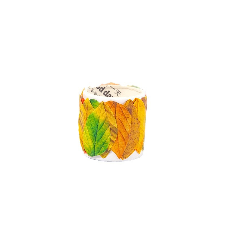 Picture of A Beautiful Day Tape Champs Elysees Leaves Series Creative Plant Hand Account DIY Decorative Stickers 8