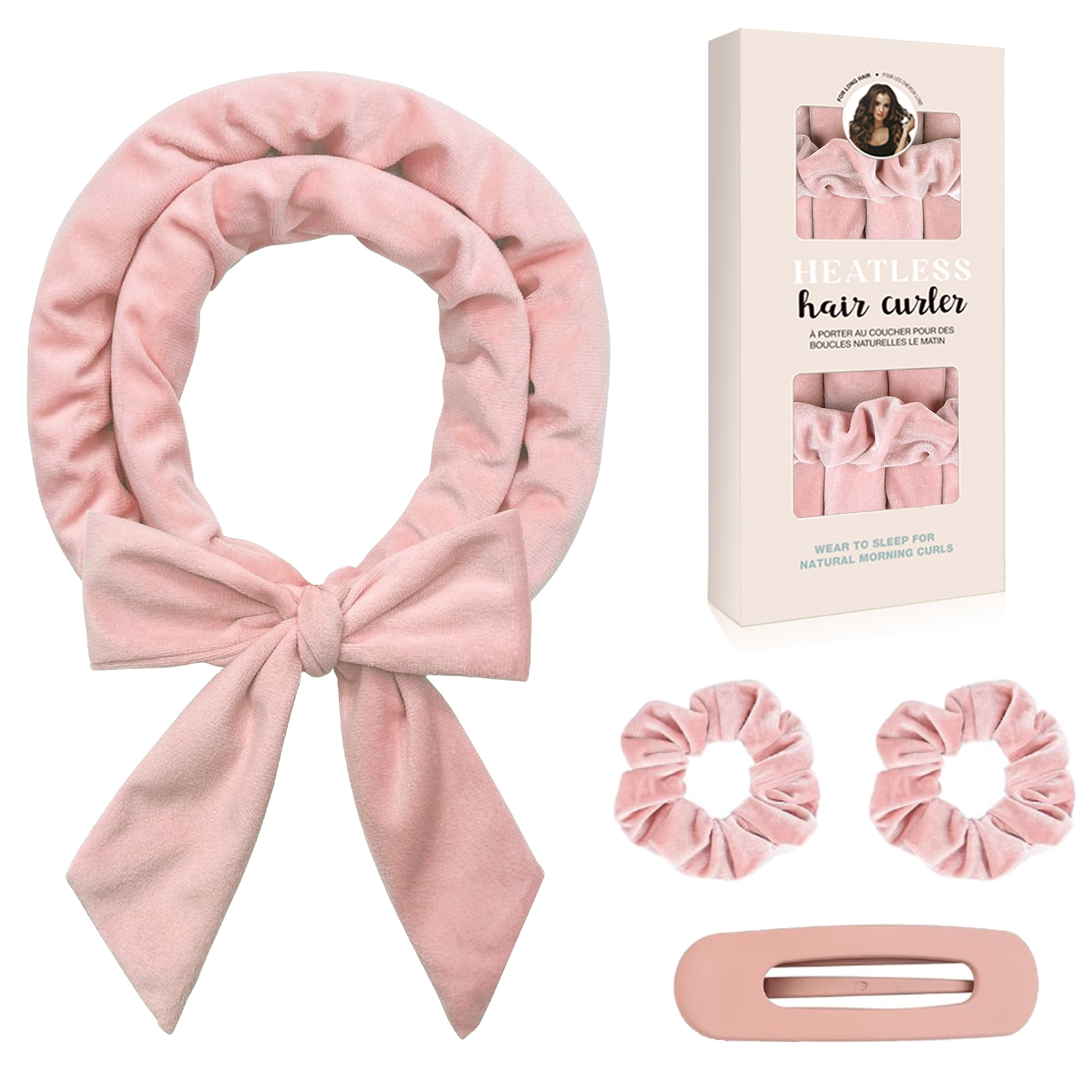 Picture of Cross-border New Style Hair-free Sleep Bow Lazy High-end Soft Hair Coiler Silk Loam Ribbon Curling Stick