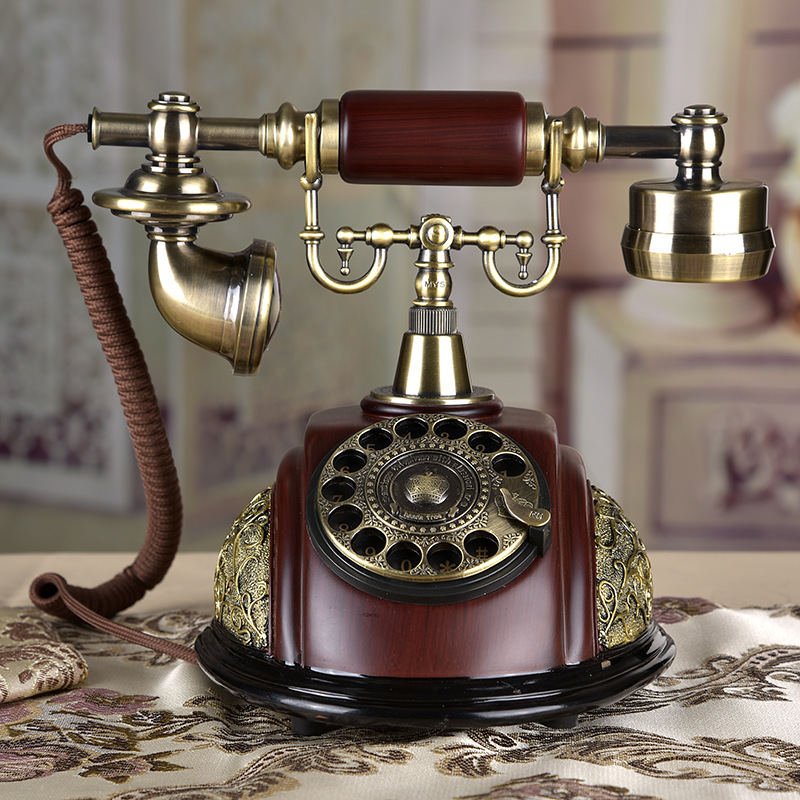 American antique telephone landline European telephone home wired fixed office antique vintage retro telephone