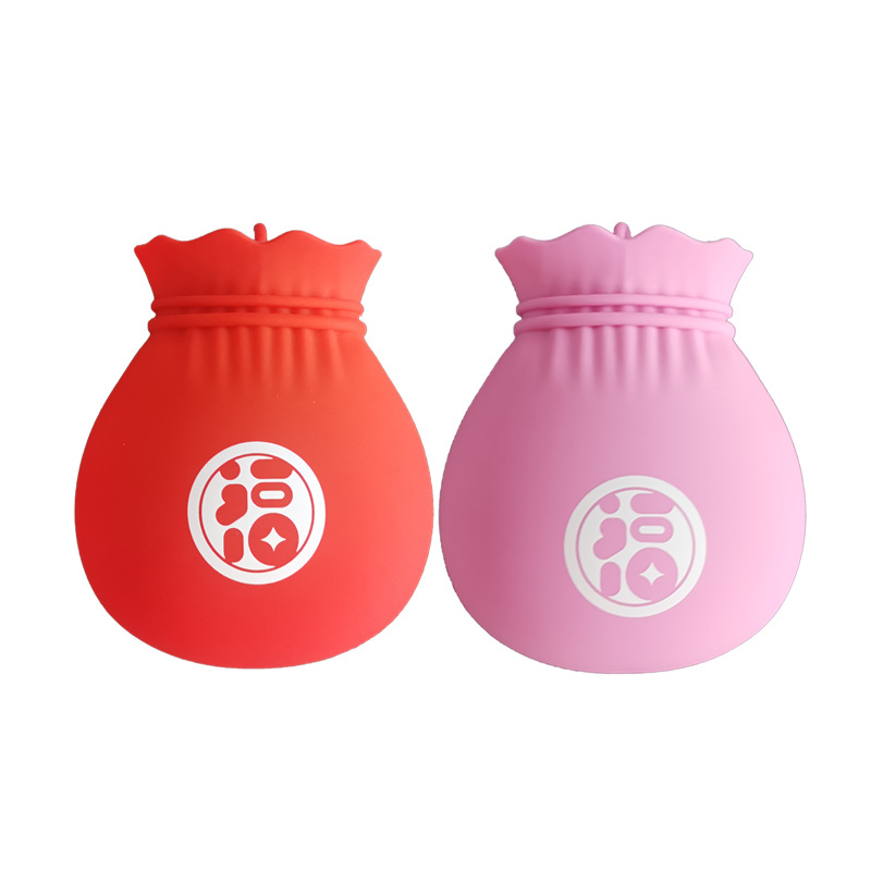 Picture of Cross-Border Lucky Bag Silicone Hot Water Bottle Platinum Silicone Water-Filled Microwave Heating Hot Water Bottle to Warm Belly and Hand Warmer to Keep Warm