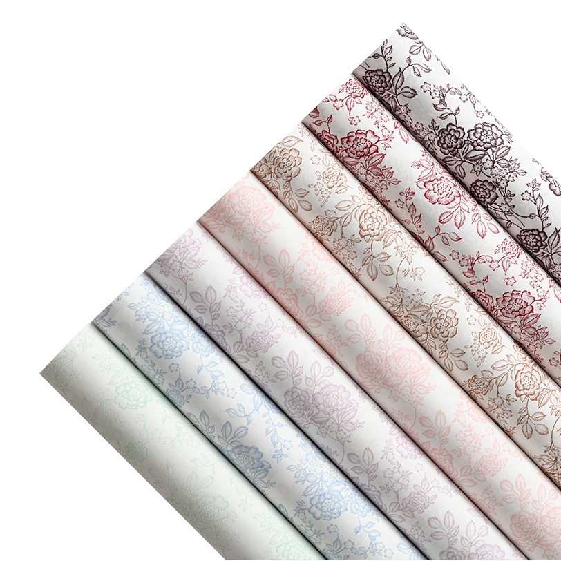 Flower wrapping paper New Star River rose love three-dimensional cotton key paper bouquet packaging material wholesale flower wrapping paper