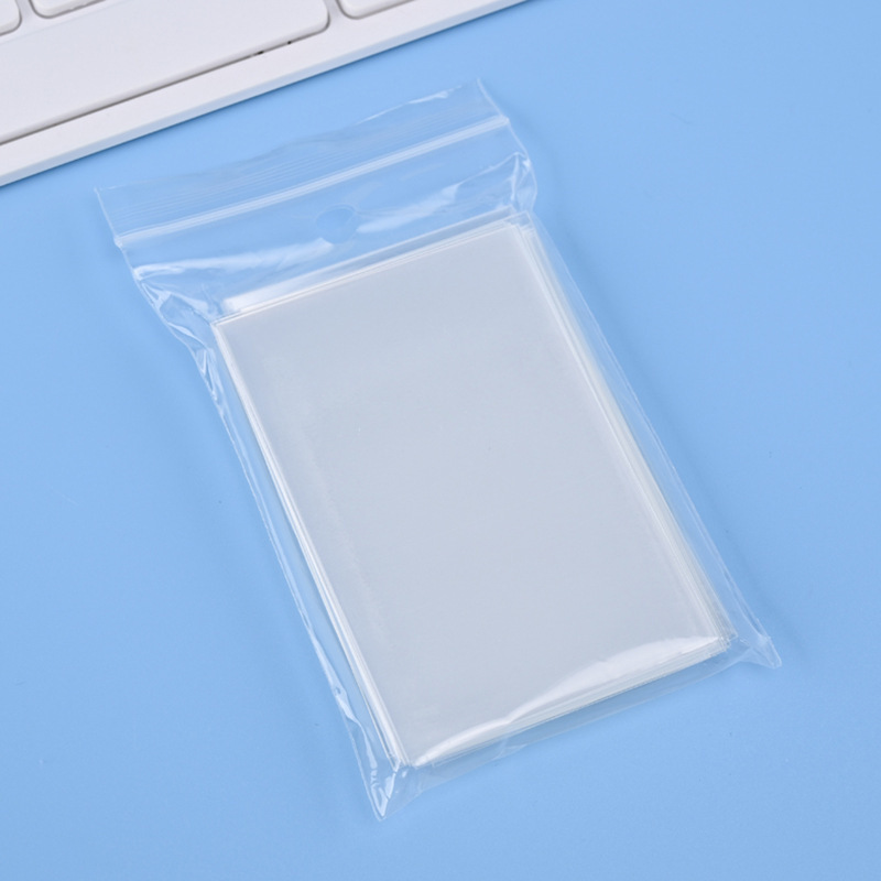 Picture of 20 silk high transparent CPP card film 3 inch album small card goo card set 6 inch raw writing yum polo popcorn