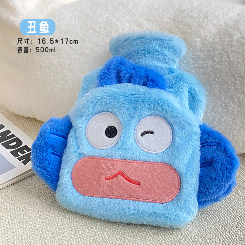 Picture of New Style Pocket Plush Hot Water Bag Cute Cartoon Water Injection Warm Water Bag Winter Winter Winter Winter Winter Winter Winter Winter Winter Winter Winter Winter Explosion-proof