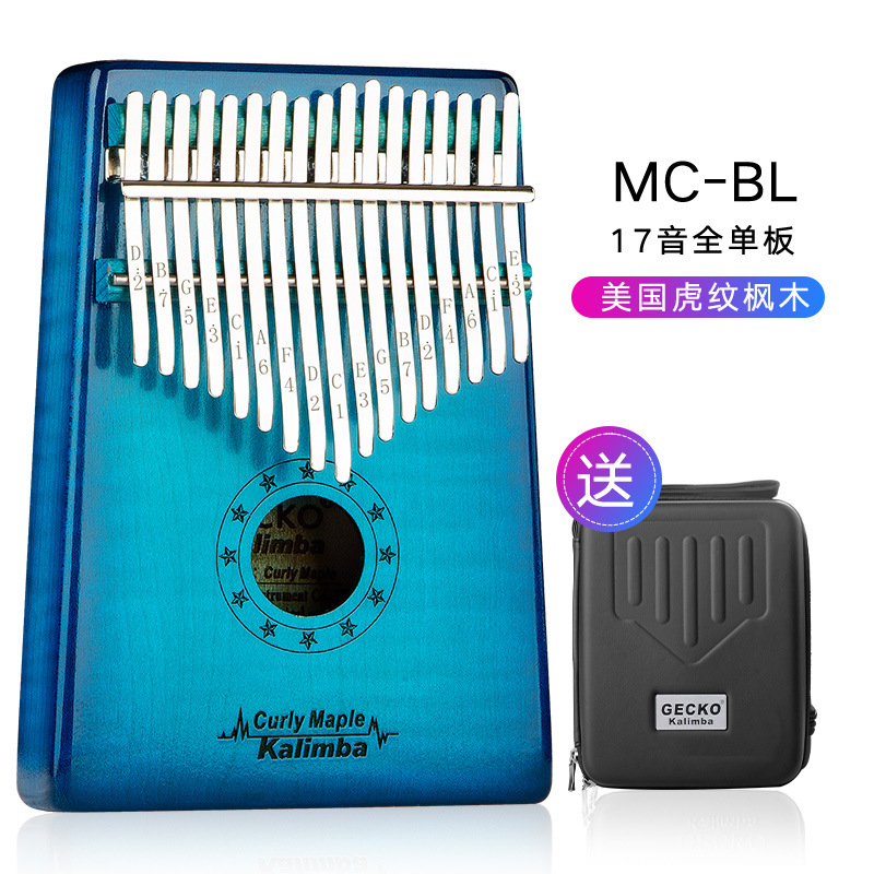 Picture of Gecko Kalemba kalimba Thumb 17 Tone Finger Piano Portable Musical Instrument in stock on Demand
