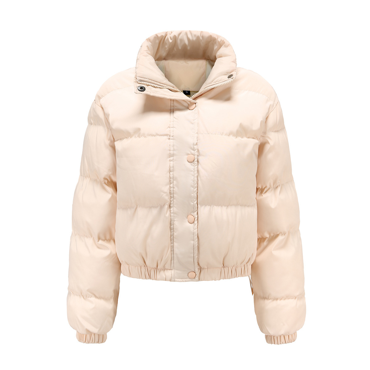 Picture of Cotton-padded clothes Russian cotton-padded jacket Women's Elegant Short Street Photography Autumn and Winter High Collar