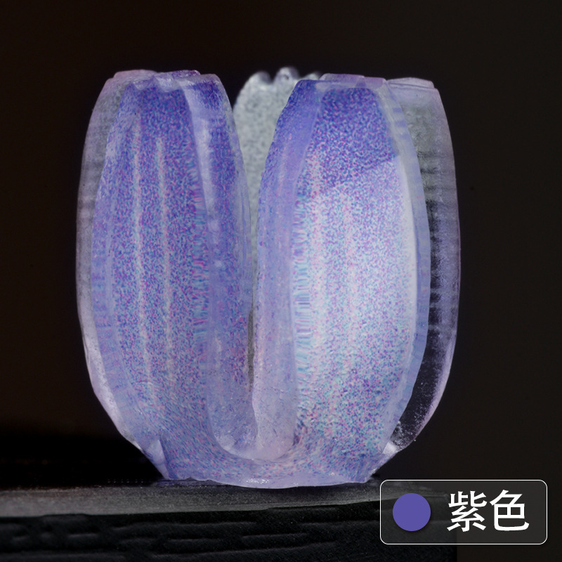 Picture of Acrylic Tulip Flower DIY Accessories Rubik's Cube Cloud Mirror Night Light Material Wholesale Heat Shrinkable Sheet Artificial Flower