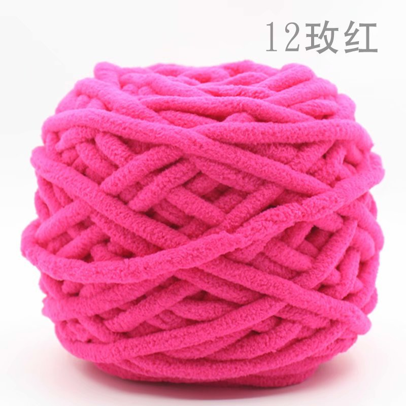 Picture of Ice Strip Yarn Single Strand Ice Strip Yarn Crochet Shoe Yarn Small Ice Strip Handmade Carpet Yarn Thick Yarn Scarf Yarn Ball