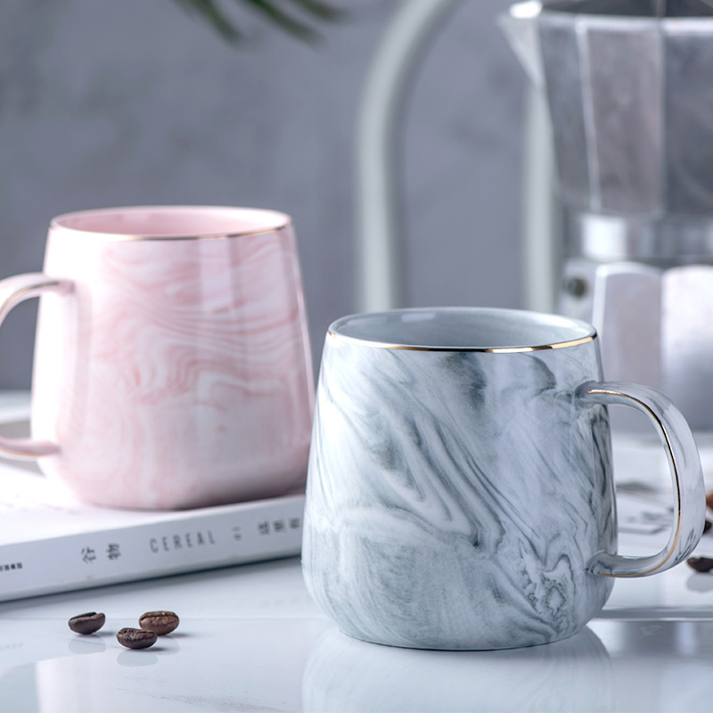 Cross-border Nordic Phnom Penh Coffee Cup Oat Breakfast Cup New Creative Personality Ceramic Mug Mug Factory Supply