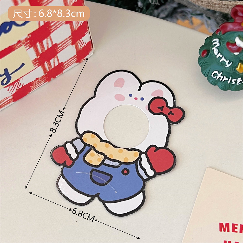 Picture of Tengyi original Christmas lollipop cardboard card blessing greeting card children's candy gift packaging decoration card