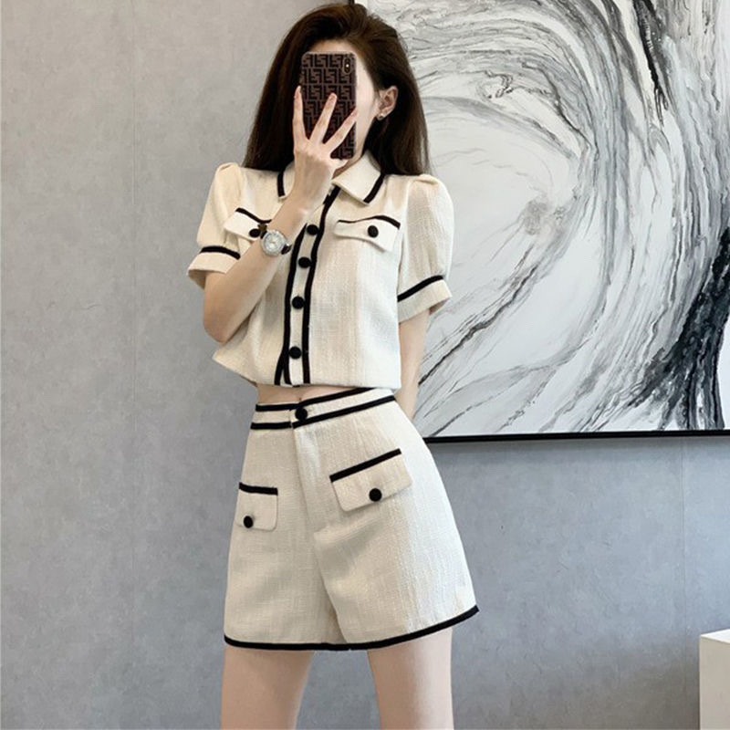 2025 Xiaoxiangfeng Fashion Suit for Women, Summer Fashion, Light and Mature Style, Knitted Age Reduction