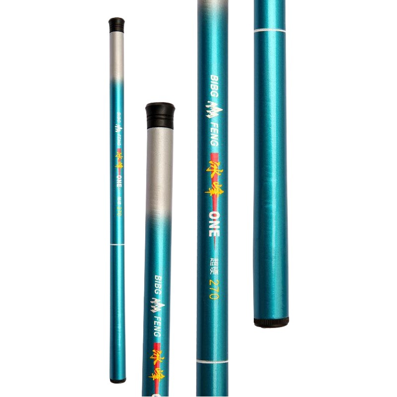 Pocket ultra-short section fishing rod glass fiber reinforced plastic ultra-hard short section hand Rod stream Rod 40cm 1.8 meters -3.6 meters