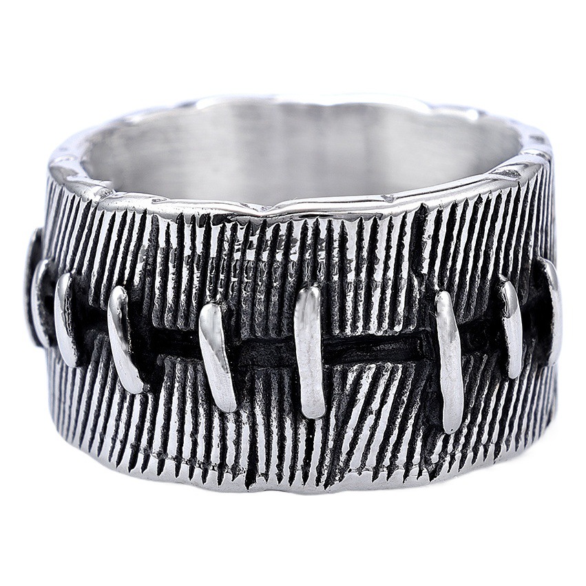 Niche Superior Diablo Punk Style Stitching Styling Trendy Men's Essential Ring in stock