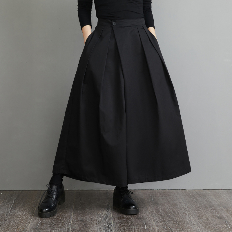 Cross-Border Foreign Trade Japanese Style Spring and Summer New Loose Wide-Leg Pants with a Pleated Design for Women
