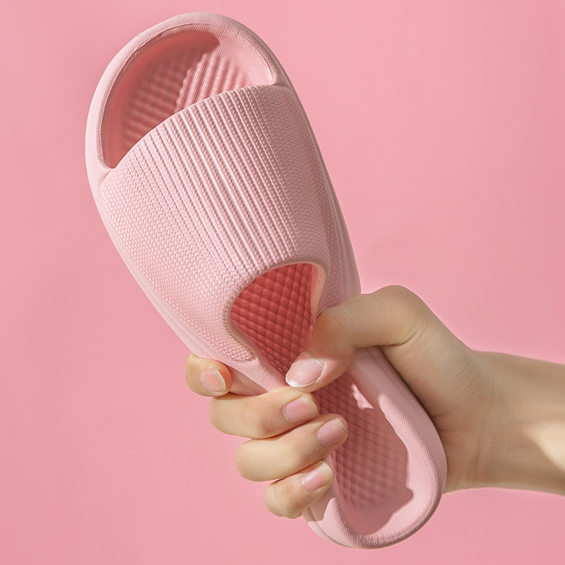 Eva Slippers Summer Women's Candy Color Bathing Home Indoor Bathroom Non-Slip Thick Bottom Home Couple Sandals Men