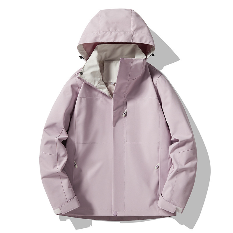 Picture of Spring and Autumn Thin Jacket 2024 New Windproof Waterproof Jacket Men's Breathable Casual Hat-off Soft Shell Mountaineering Suit for Women