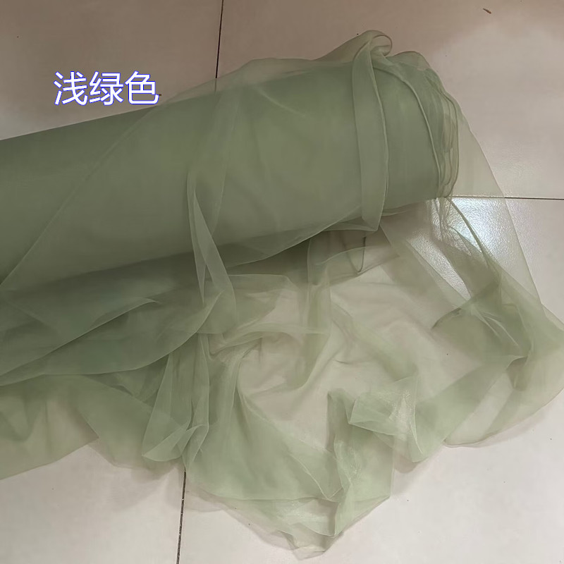 Picture of Cross-Border Tulle Wedding Chair Back Decoration Swiss Tulle Wedding Decoration Bamboo Chair White Tulle Ceiling Mesh Decoration Props