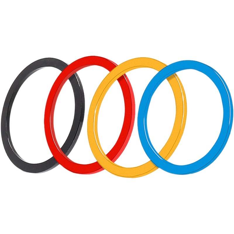 Bicycle Axle Washer Tower Base Washer Aluminum Alloy Flywheel Gasket 1mm 1.5mm 2mm 2.5 mm3mm