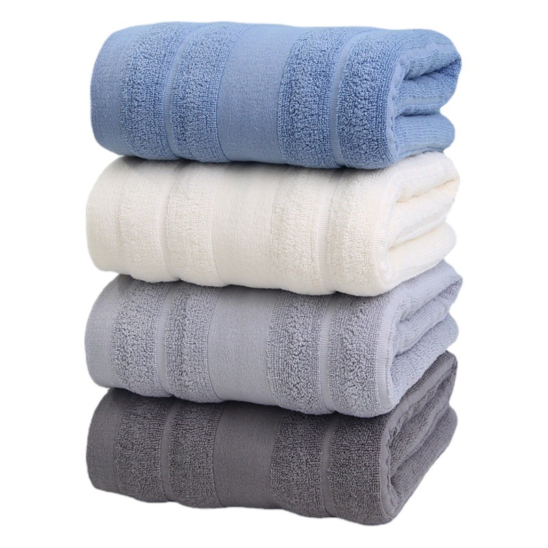 Cotton Bath Towel Wholesale 32-strand Cotton Adult Household Absorbent Bath Towel Hotel Homestay Gift Cotton Bath Towel