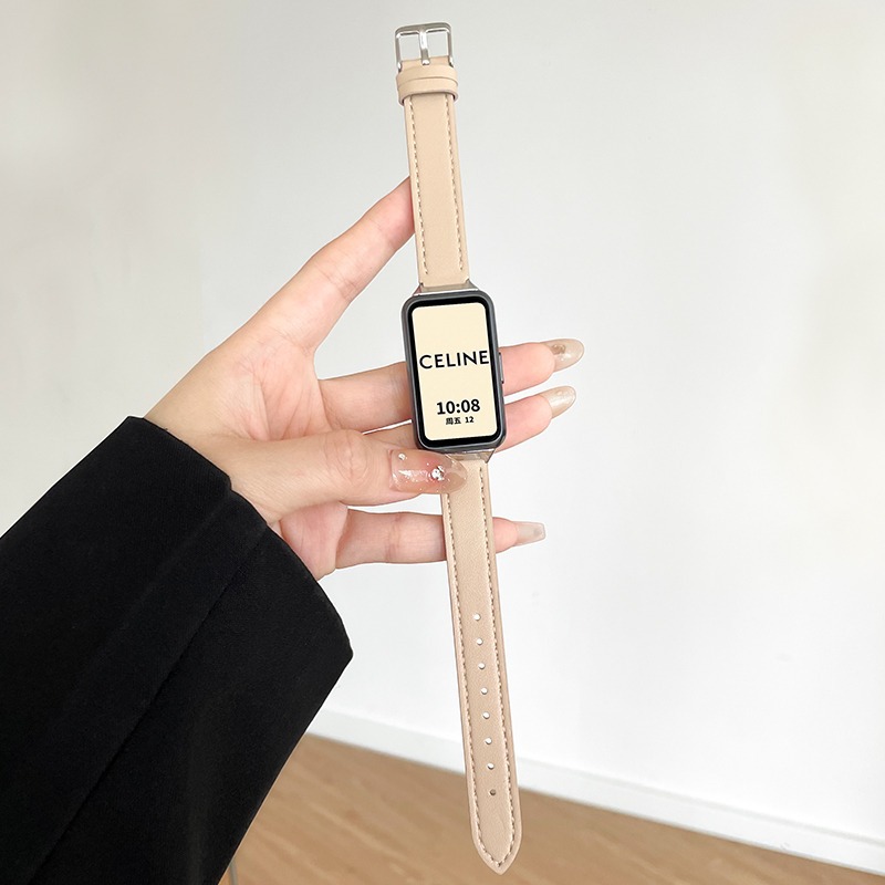 Picture of For Huawei Bracelet 9/8/7NFC Edition Strap Huawei band6pro Bracelet Leather Glory Bracelet 7 Men and Women