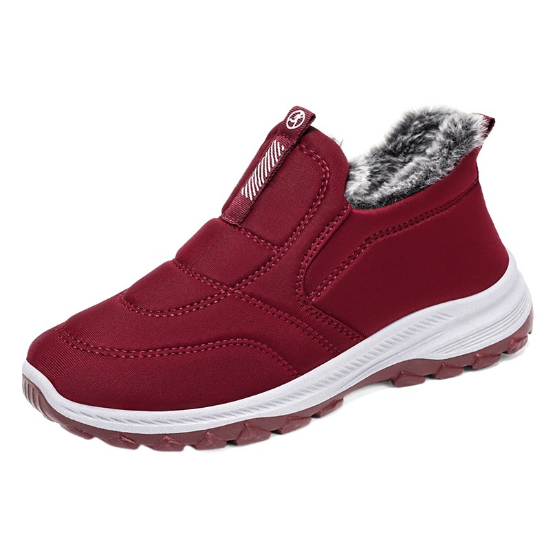 Women's Cotton Shoes 2025 Autumn and Winter New Women's Shoes Boots Cross-Border Warm and Comfortable Mother's Shoes Fleece-Lined Thickeneded Snow Boots