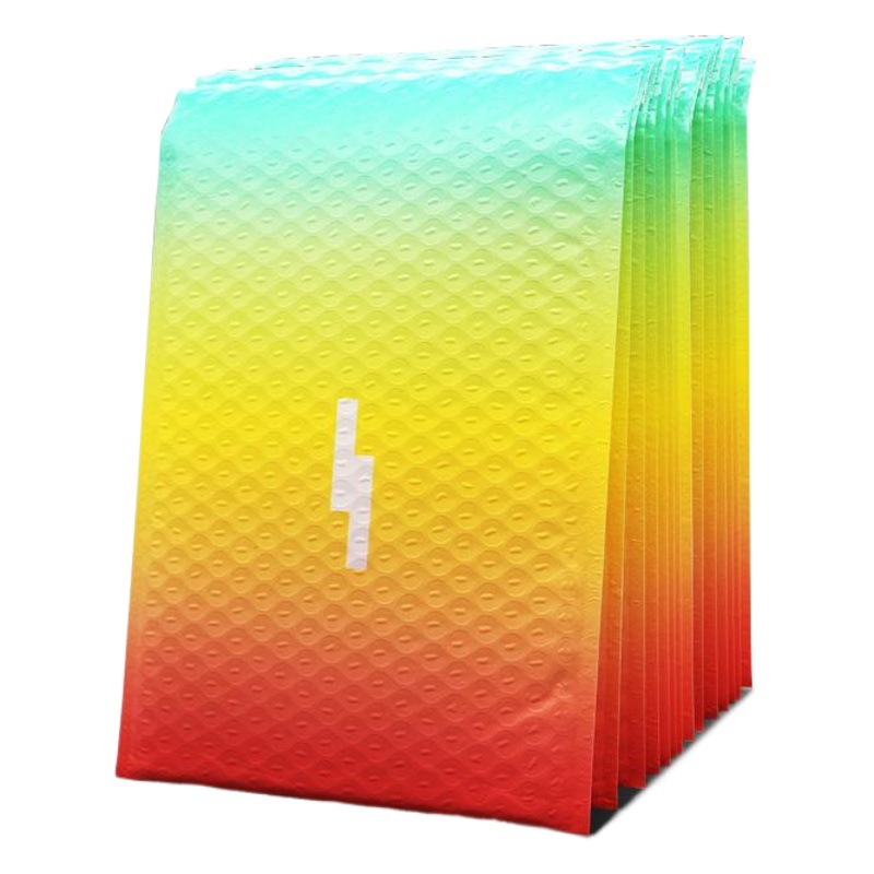 Packaging take sample composite bubble bag Kraft Paper Bubble Bag air column roll/bag zipper bag aircraft box carton