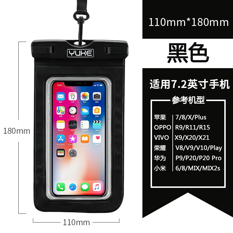 Picture of Waterproof Bag Diving Case Hot Spring Rafting Swimming Waterproof Phone Case Delivery Rider Phone Bag Kayak Outdoor